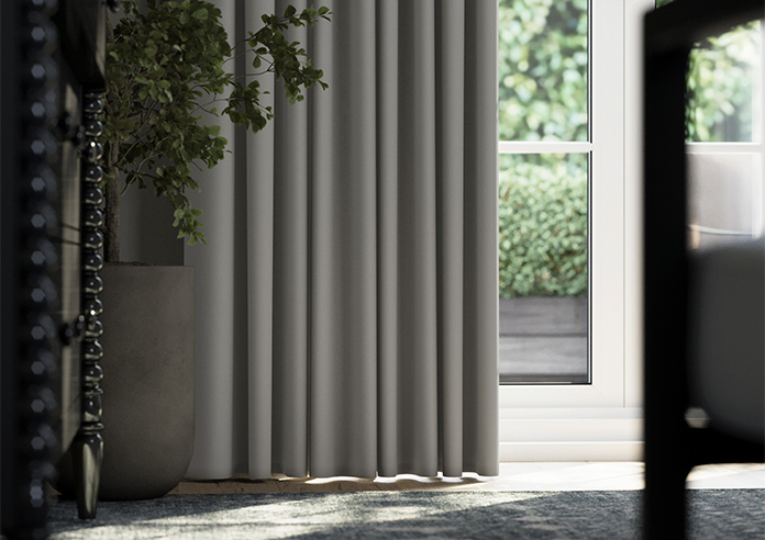 Menton, Stone Grey - Made to Measure Curtains - Image 5